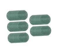 KESOTO Rondelle di Sicurezza per Punti Metallici da Giardino. Cuscinetti di Sicurezza Che Garantiscono Una Presa più Picchetti per Punti Metallici da, Verde 50 Pezzi