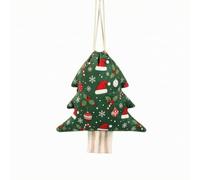 KESOTO Sacchetti Natalizi con Coulisse Morbidi | Da Appendere, Sacchetti Regalo Natalizi, Riutilizzabile, Sacchetto Regalo di Natale, per Feste Natalizie, caminetto, Cappello Rosso, 21x24cm