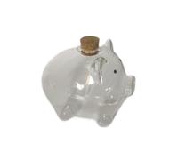 KESOTO Salvadanaio in Vetro, Contenitore per Bottiglie e barattoli per Il Risparmio di Denaro, per la mensola del Soggiorno di casa