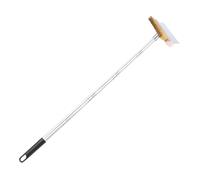 KESOTO Spazzola per Pietra per Pizza con Manico Staccabile, Spazzola per la Pulizia della griglia in Acciaio Inossidabile, 2.0 M