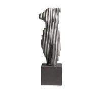KESOTO Statuetta con Base Rettangolare | Stile Minimalista Moderno, Scultura Geometrica, Statua con Base Rettangolare, per Soggiorno, Ingresso, del Design