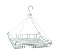 KESOTO Stendibiancheria Maglia Asciugatura Maglioni Mesh PP Antivento Portatile Camicie Intimo Calzini Casa Appartamenti Adatto per Uso Lav, Singolo Livello Blu