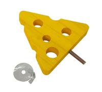 KESOTO Supporto per Posatoi per Uccelli, Giocattolo per Pappagalli, Supporto Decorativo per Gabbia per Uccelli, Asta per Levigare Le Zampe per Parrocchetti, Triangolo