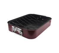 KESOTO Teglia a Forma di Padella, Teglia per Arrosti, Vassoio per Carne,