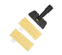 KESOTO Testa per per Pulitore a, Bocchetta per Pavimenti, Accessorio per Lavaggio, Testa per Spazzare Ad Alta Resistenza per Pulitore a, per Binario, con 2 Mop Gialli