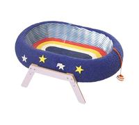 KESOTO Tiragraffi per Gatti in Corda di Cotone, Cuccia per Gatti per L'esercizio Fisico E La Caccia Ai Gatti da Interno