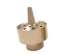 KESOTO Ugello per Fontana in Ottone, Irrigatore da Giardino E Gorgogliatore per Un Flusso d'Acqua Uniforme con Motivo a Fiori Impilati, Adatto per Stagni, Dn20