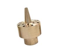 KESOTO Ugello per Fontana in Ottone, Irrigatore da Giardino E Gorgogliatore per Un Flusso d'Acqua Uniforme con Motivo a Fiori Impilati, Adatto per Stagni, Dn15