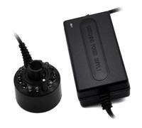KESOTO Umidificatore da Scrivania Nebulizzatore Nebbia Diffusore Aromi Vaporizzatore con LED Integrati Alimentazione Sicura 24V 1A Spina a Due Poli Materiale