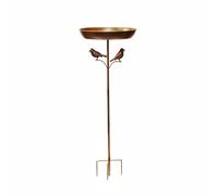 KESOTO Vasca da Bagno per Uccelli con Struttura Robusta in Ferro Silhouette Animale Elegante E Decorativa Versatile per Altri Animali Adatta a Patio Prato Spazi Verdi