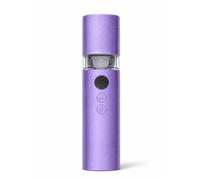 KESOTO Ventilatore Portatile Pieghevole Mini Ventaglio da Mano con Sorgente Luminosa Integrata E Coperchio Trasparente Finestra di Visualizzazione E Comandi, Viola