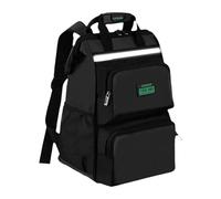 KESOTO Zaino Portautensili Nero con Manici E Serratura, Resistente, Alto 16 Pollici