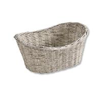 Kesper 17652 - Cestino per il pane in rete di plastica, 28 x 21 x 13 cm, colore: Argento