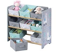 Kesper 1770613 Scaffale per Bambini, Grigio - Motivo: Alpaca