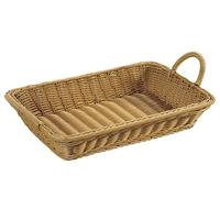 Kesper 19791 Cestino per Il Pane e Frutta 41 x 29 x 12,5 cm, in plastica, Plastica, Marrone, 41 x 29 x 12.5 cm