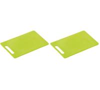 Kesper 30481 Tagliere in Plastica PE, Verde (Confezione da 2)