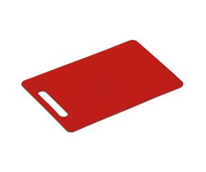 Kesper 30483 Tagliere in Plastica PE, Rosso