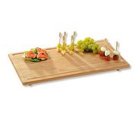 Kesper Taglio Piastra di Copertura per fornelli, Bamboo, Marrone, 49.999999999999993 x 28 x 4.5 cm