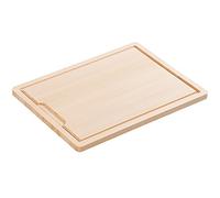 Kesper 68102 Intaglio Tagliere con scanalatura in Legno-Legno di faggio, 50 x 36 x 2 cm