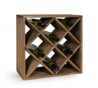 Kesper 69244 - Rack Portabottiglie - Sistema Componibile CUBOX® 50 - Elemento per 20 Bottiglie - (50 x 50 x 25 cm)