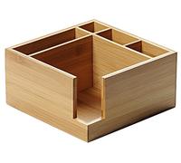 Kesper 70851 - Portaposate a 5 scomparti, in bambù certificato FSC