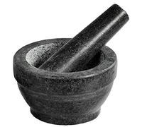 Kesper 71501 Mortaio con pestello in granito lucidato 16x8 cm