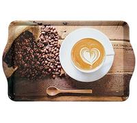 Kesper 77429 - Vassoio da Portata, Motivo: caffè, 48 x 30 x 3,5 cm