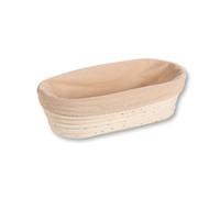 KESPER | Cestino da lievitazione, materiale: rattan, fodera in tessuto (rimovibile), dimensioni: 28 x 15 x 8 cm, colore: naturale | 19632