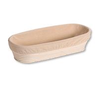 Kesper | Cestino da lievitazione, materiale: rattan, fodera in tessuto (rimovibile), dimensioni: 35,5 x 15,5 x 9 cm, colore: naturale | 19633