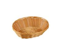 Kesper | Cestino per pane e frutta, confezione da 10 pezzi, materiale: rete di plastica, dimensioni: 21 x 17 cm, altezza: 6 cm, colore: marrone |1783215