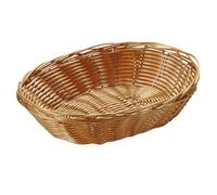 Kesper | Cestino per pane e frutta, confezione da 10 pezzi, materiale: rete di plastica, dimensioni: 24 x 20 cm, altezza: 6 cm, colore: marrone |1783315