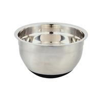 Kesper | Ciotola con scala di misurazione, materiale: acciaio inossidabile, silicone, dimensioni: Ø 24 cm, altezza: 1 cm, colore: argento, nero | 90891