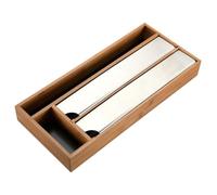 Kesper | Dispenser di Pellicola, Materiale: bambù, Dimensioni: 42 x 19 x 5,4 cm, Colore: Marrone |59041 13