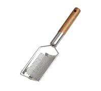 KESPER Grattugia per formaggi con manico in legno di acacia, grattugia in acciaio inox da 24,7 cm, certificata FSC, ideale per formaggi, verdure e cioccolatini, 28977