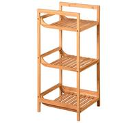 Kesper | Mensola, materiale: bambù, dimensioni: 30 x 70 x 30 cm, colore: marrone | 19435