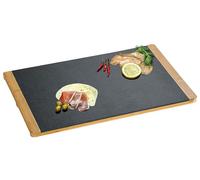 Kesper Piatto per buffet, 45 x 30 x 1,5 cm, ardesia e bam
