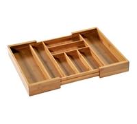 Kesper - Portaposate Regolabile, in Legno di bambù, Marrone, 35 x 43 x 6,5 cm, 5808513