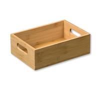 Kesper | Scatola portaoggetti impilabile, materiale: bambù certificato FSC®, dimensioni: 24 x 16,5 x 8 cm, colore: marrone | 57403