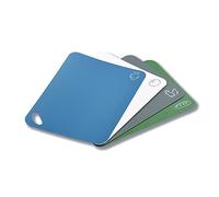 Kesper | Set di 4 Supporti Flessibili, Materiale: plastica (PE), Dimensioni: 38 x 29 x 0,2 cm, Colori: Blu, Bianco, Grigio, Verde | 30591
