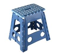Kesper - Sgabello pieghevole, dimensioni: 31 x 22 x 39 cm, colore: Blu/Nero (assortiti)