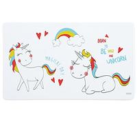 Kesper Tagliere decorativo per la colazione, in melamina, 23,5 x 14 x 0,4 cm (unicorno)