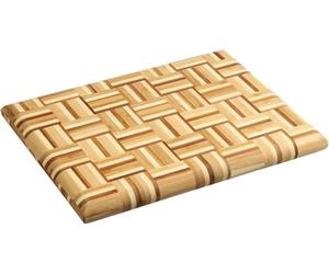KESPER | Tagliere in bambù, dimensioni: 40 x 30 x 3,5 cm, multicolore, durevole, resistente all'umidità grazie all'olio BIOFA | 58367