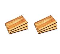 Kesper, tagliere in legno di acacia, tagliere per la colazione, Legno, 6er Standard Set
