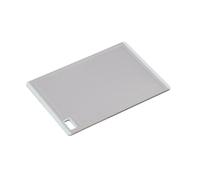 Kesper | Tagliere, materiale: plastica (PP/TPE), dimensioni: 30 x 20 x 0,95 cm, colore: grigio | 30880