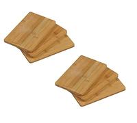 KESPER | Tagliere per la colazione, confezione da 6 | legno di bambù | tagliere in legno per l'uso quotidiano | ideale per servire i cibi