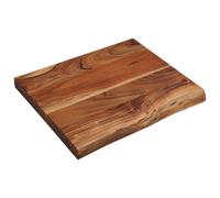 KESPER | Tagliere per tagliare e trinciare, materiale: legno di acacia, dimensioni: 48 x 40 x 4 cm, colore: marrone, naturale | 29751