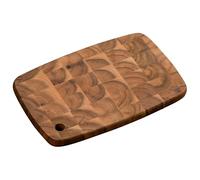 KESPER | Tagliere professionale con foro per appenderlo, materiale: legno di acacia (legno), dimensioni: 32 x 22 x 2 cm, colore: marrone, naturale | 28152
