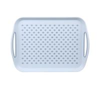KESPER | Vassoio da portata antiscivolo, materiale: plastica PP, dimensioni: 41,5 x 29 x 4,5 cm, colore: blu | 77302