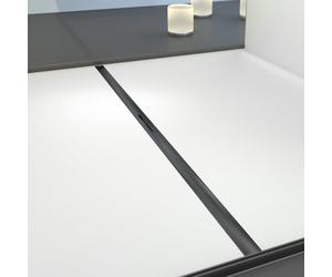 KESSEL Linearis Infinity 60 canalina doccia, per installazione in piano DN 40, 45302.09, Linearis Infinity 60 nero spazzolato [Canaline Doccia e Scarichi Bagno > Canaline Doccia]