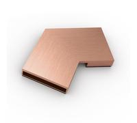 KESSEL Linearis Infinity Raccordo, 30 gradi, 45103.03, Linearis Infinity rame spazzolato [Canaline Doccia e Scarichi Bagno > Accessori per Canaline Doccia e Scarichi Bagno]